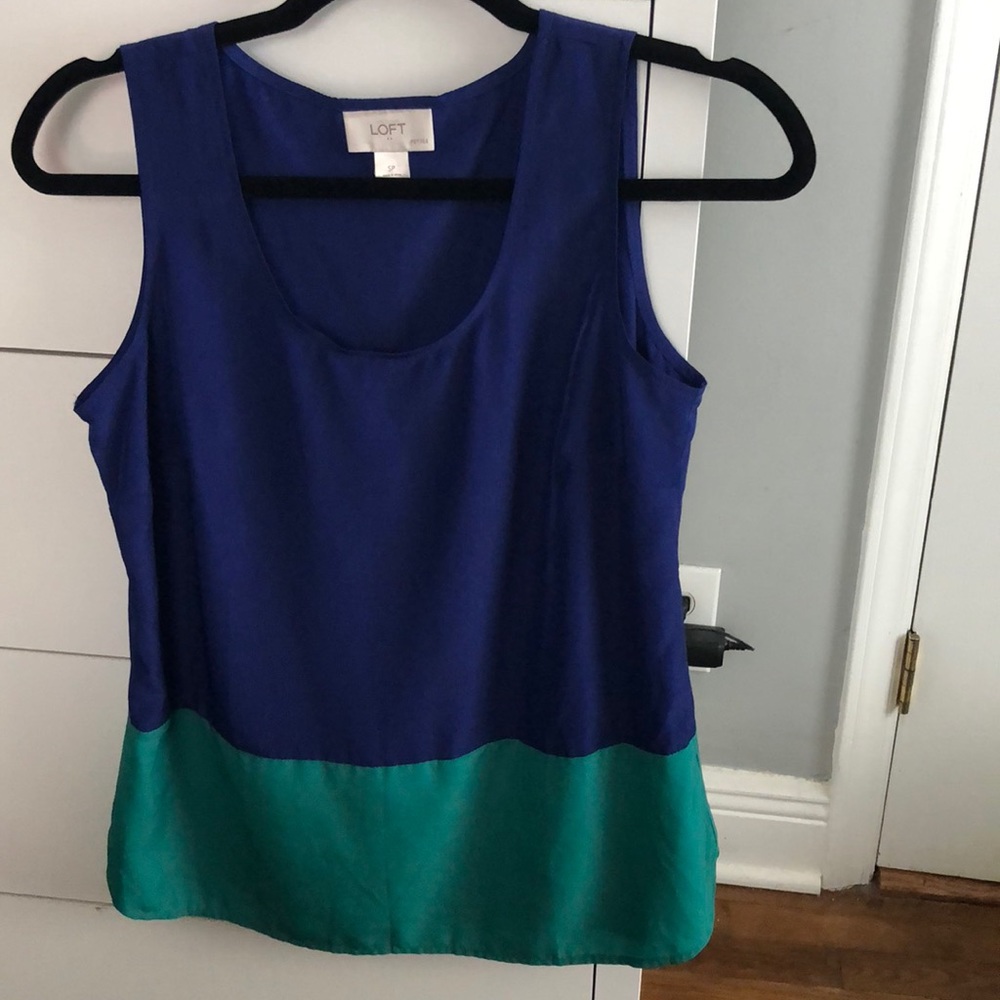 Loft color block tank top.
